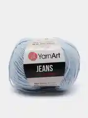 Небесно-голубой пряжа YarnArt Jeans (ЯрнАрт Джинс)