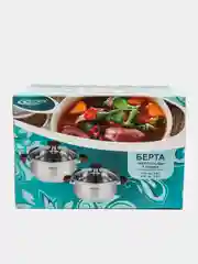 Набор кастрюль Катунь Берта КТ15-A, 4пр (2,0л + 3,0л)