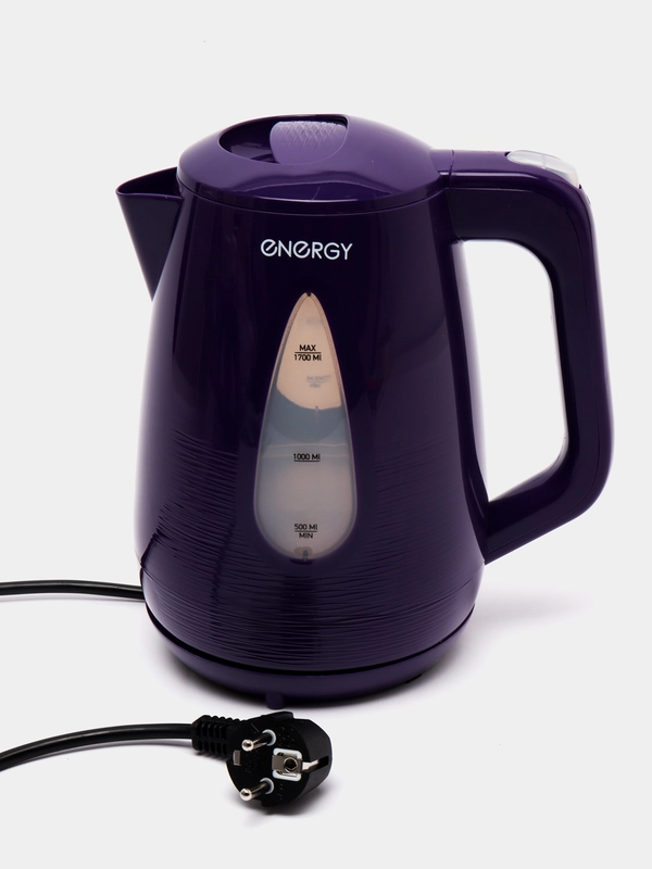 Чайник электрический ENERGY E-214, пластиковый, фиолетовый