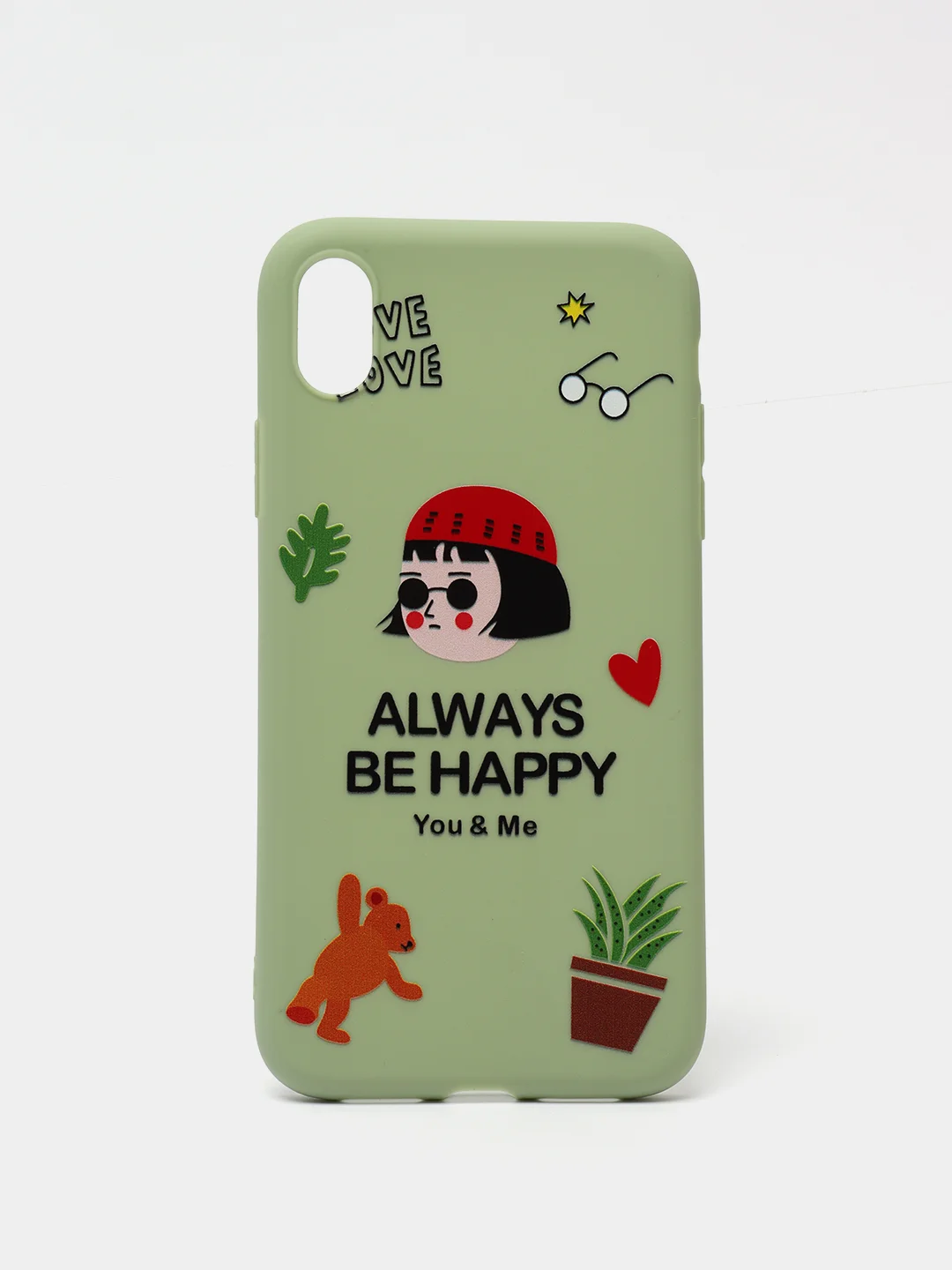 Оливковый чехол на iphone "Леон"