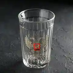 Стакан гранёный "Герб России", 250 мл
