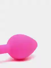 Розовый анальная пробка силиконовая S M L интимная игрушка черная розовая красная фиолетовая