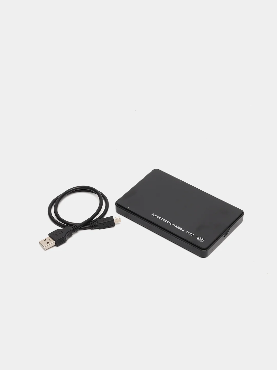 Черный внешний корпус для жесткого диска HDD 2,5" USB 2.0