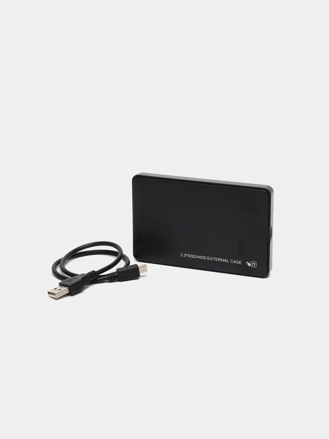 Черный внешний корпус для жесткого диска HDD 2,5" USB 2.0