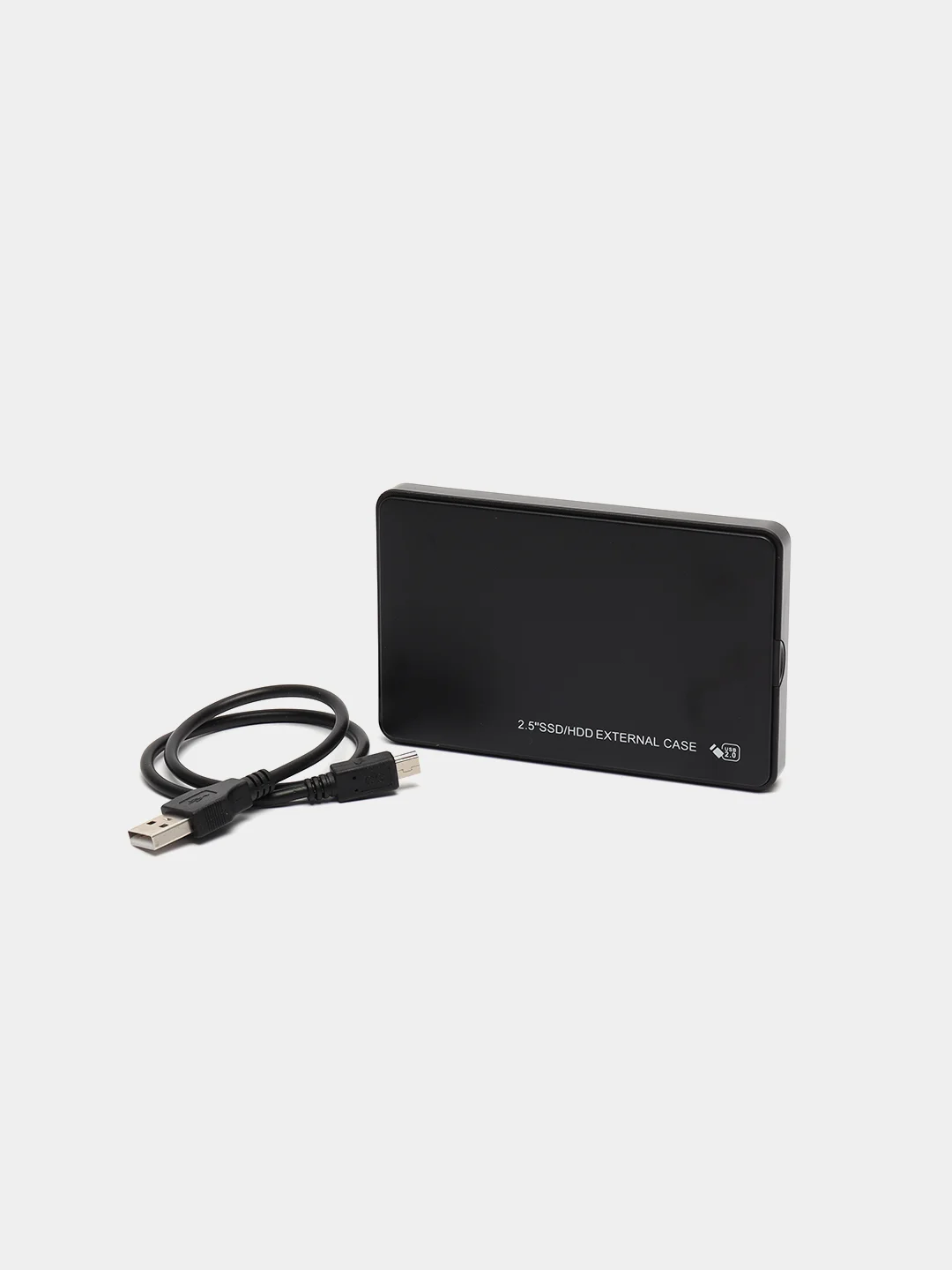 Черный внешний корпус для жесткого диска HDD 2,5" USB 2.0