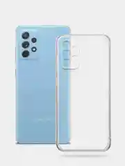 Прозрачный чехол Samsung Galaxy A52 силиконовый матовый, цветной