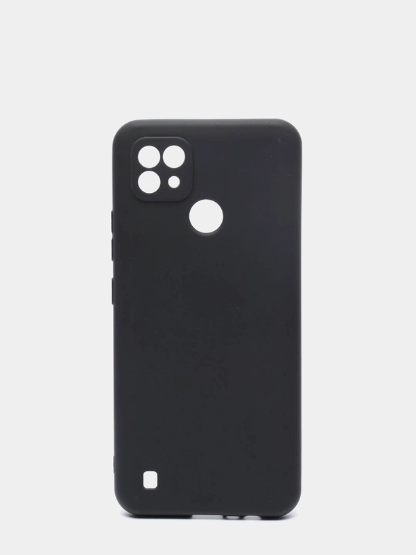 Чехол для Realme C21 силиконовый матовый, цветной
