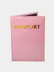 Розовый обложка для паспорта блестящая, 9 цветов