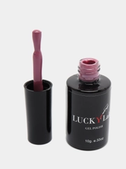 Гель лак для ногтей LuckyLak Edition №053, 10g темный розовый лак для маникюра и педикюра