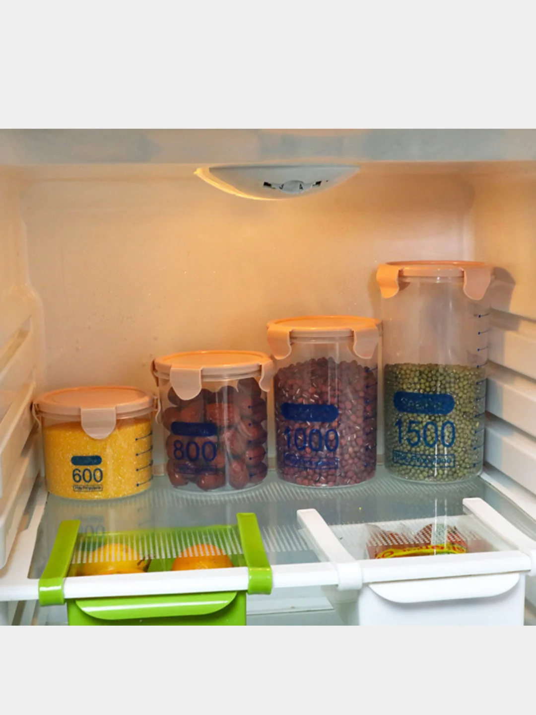 Голубой банка / Банка для сыпучих продуктов/ герметичный контейнер/набор банок