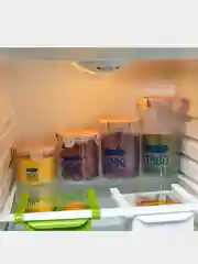 Голубой банка / Банка для сыпучих продуктов/ герметичный контейнер/набор банок
