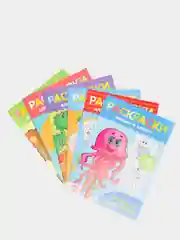 S Раскраски в дорогу, набор, 6 шт. по 20 стр