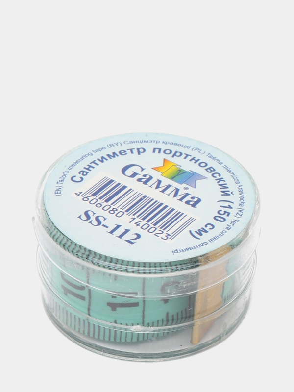 Сантиметровая лента в футляре, 150 см, разный цвет