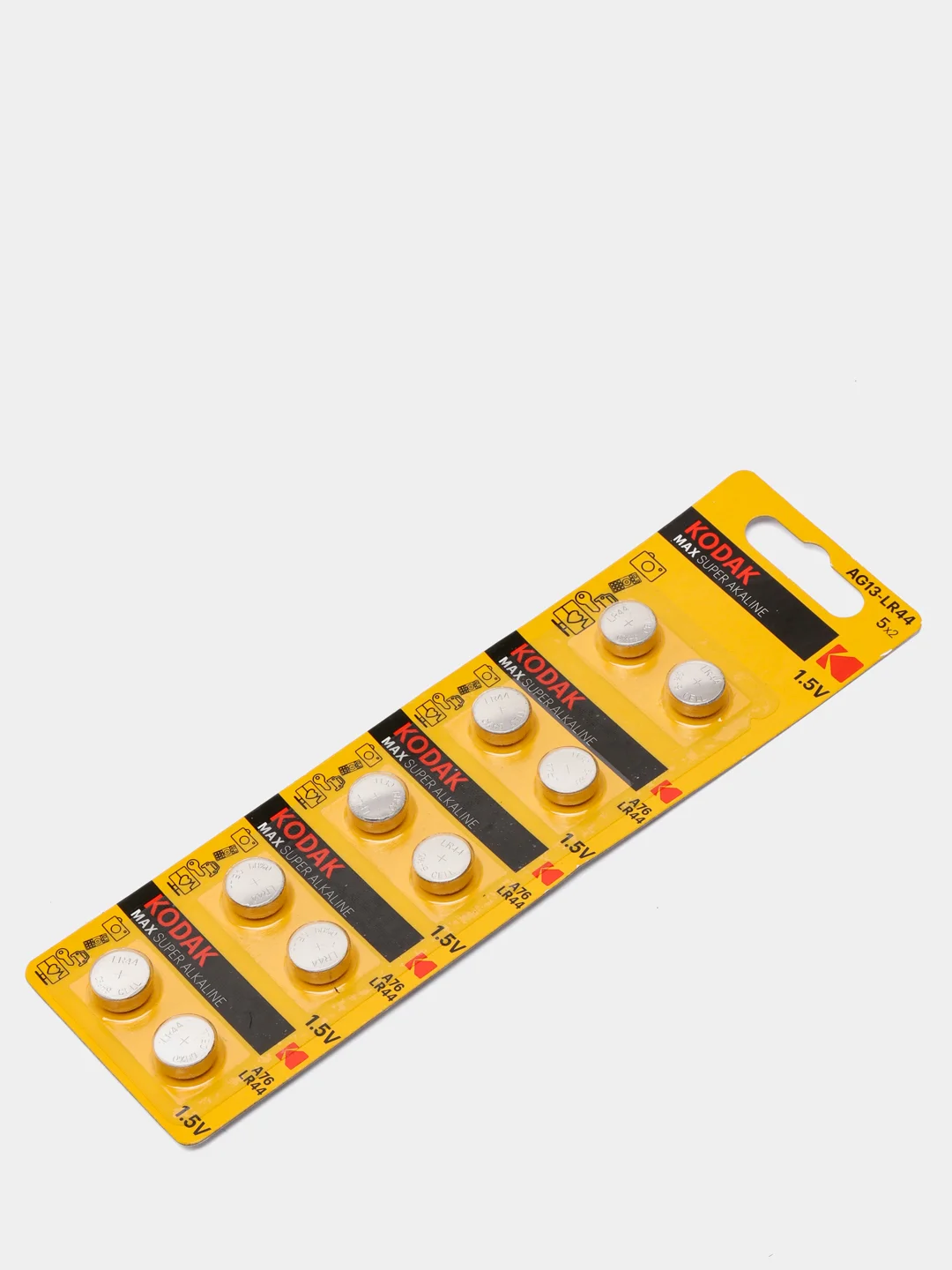 Элемент питания (батарейка/таблетка) KODAK AG13 щелочная, 357, LR1154, LR44, 1.5 В 10 шт
