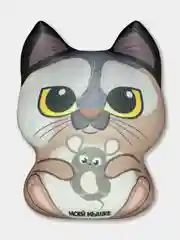 Коричневый мягкая игрушка антистресс Штучки, к которым тянутся ручки Котик Открытка