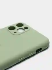 Мятный чехол для iPhone, кремовые цвета, мягкий внутри
