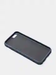 Синий меланж чехол для iPhone, кремовые цвета, мягкий внутри
