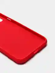 Красный чехол для iPhone, кремовые цвета, мягкий внутри