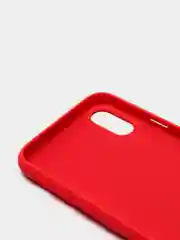Красный чехол для iPhone, кремовые цвета, мягкий внутри
