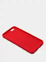 Красный чехол для iPhone, кремовые цвета, мягкий внутри