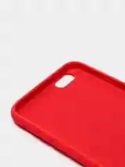 Красный чехол для iPhone, кремовые цвета, мягкий внутри