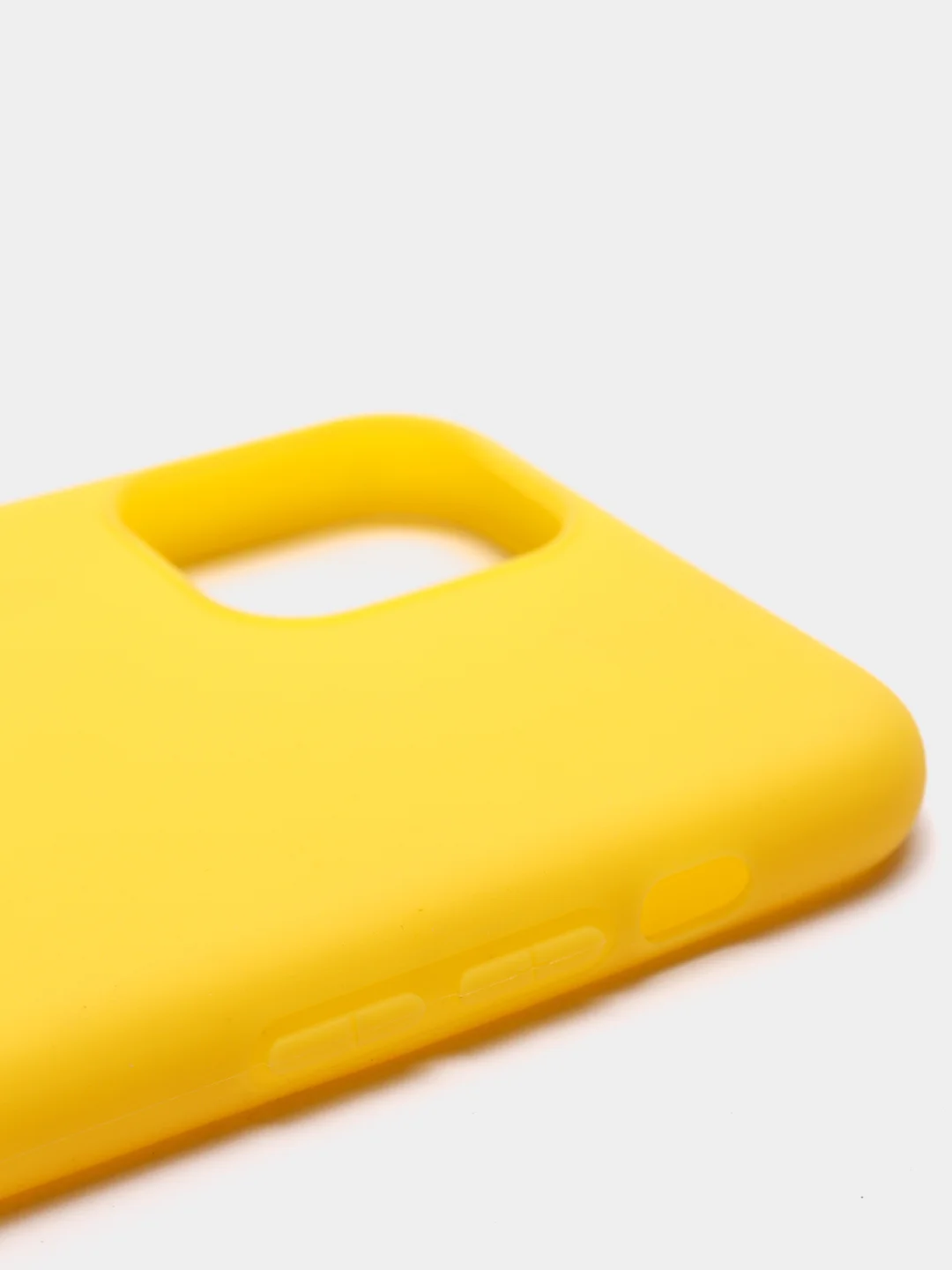 Желтый силиконовый чехол для iPhone 5/5s/se, 6/6s, 7/8, 7+/8+, X/Xs, Xs max, Xr, 11, 11 pro