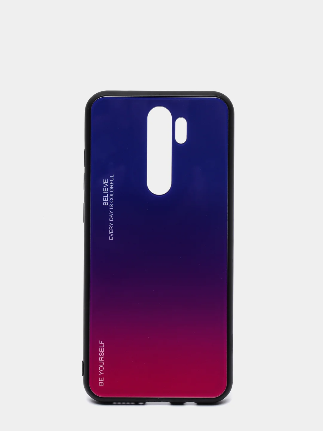 Темно-синий градиентный чехол из закалённого стекла для Xiaomi Redmi 7A,8A,6A,8,Note 8,7,8T,10,K20,9T