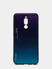 Фиолетовый градиентный чехол из закалённого стекла для Xiaomi Redmi 7A,8A,6A,8,Note 8,7,8T,10,K20,9T