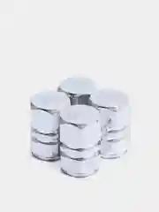 Серебряный колпачки на ниппель для колес