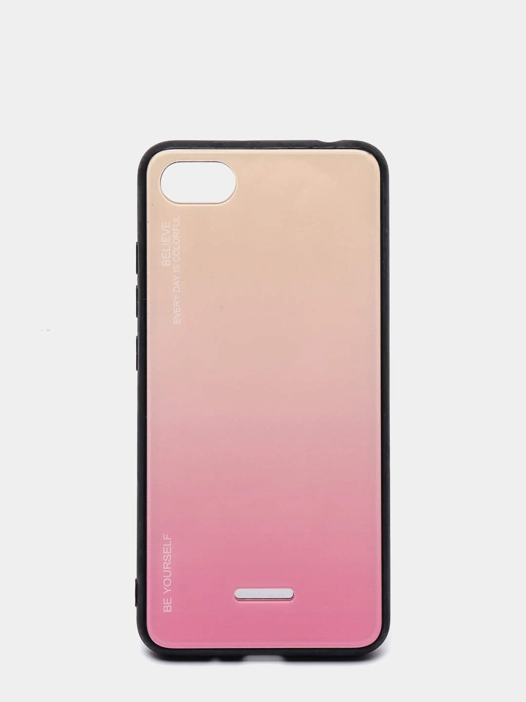 Желтый градиентный чехол из закалённого стекла для Xiaomi Redmi 7A,8A,6A,8,Note 8,7,8T,10,K20,9T
