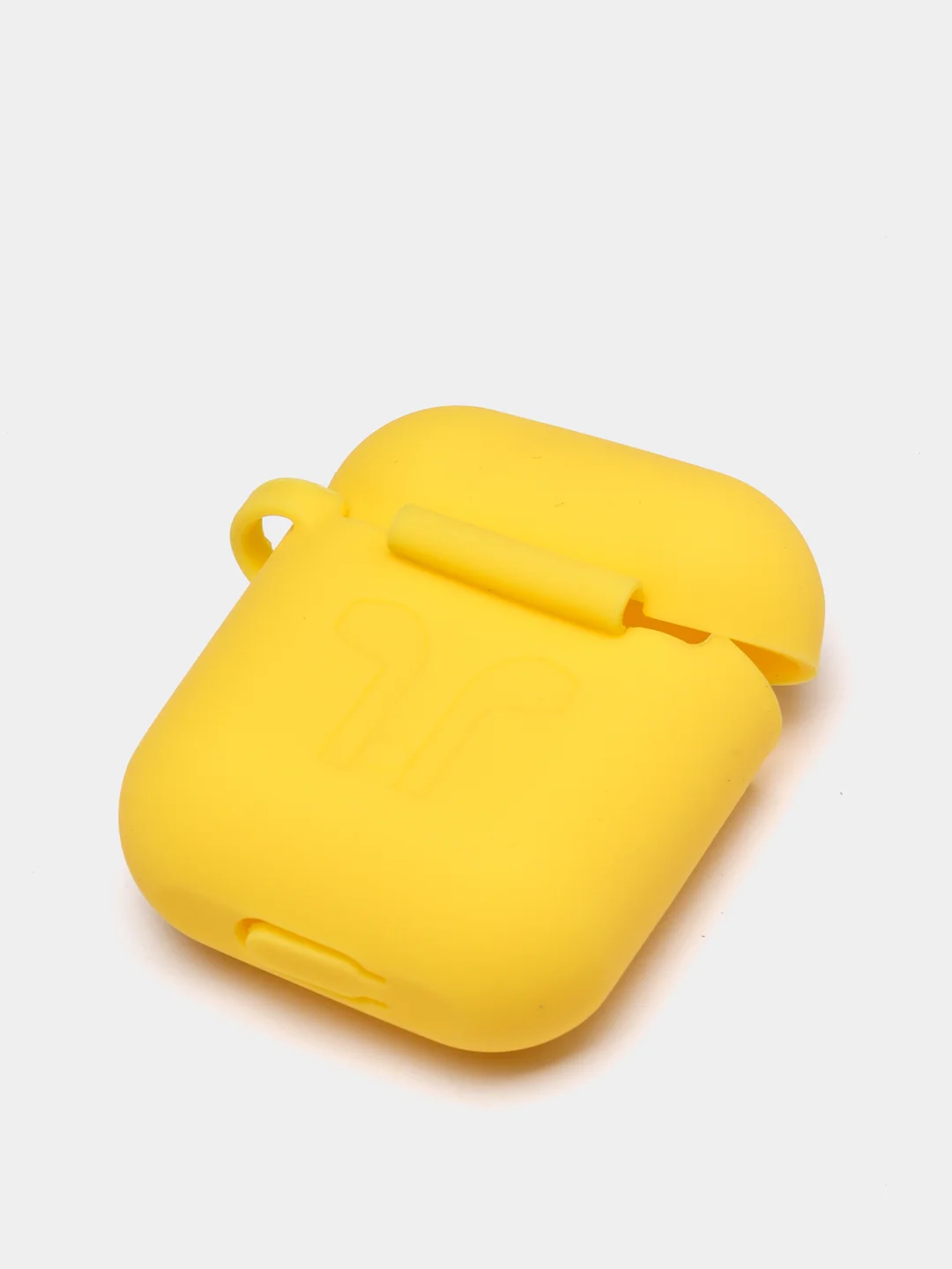 Желтый чехол для беспроводных наушников - бокса Airpods