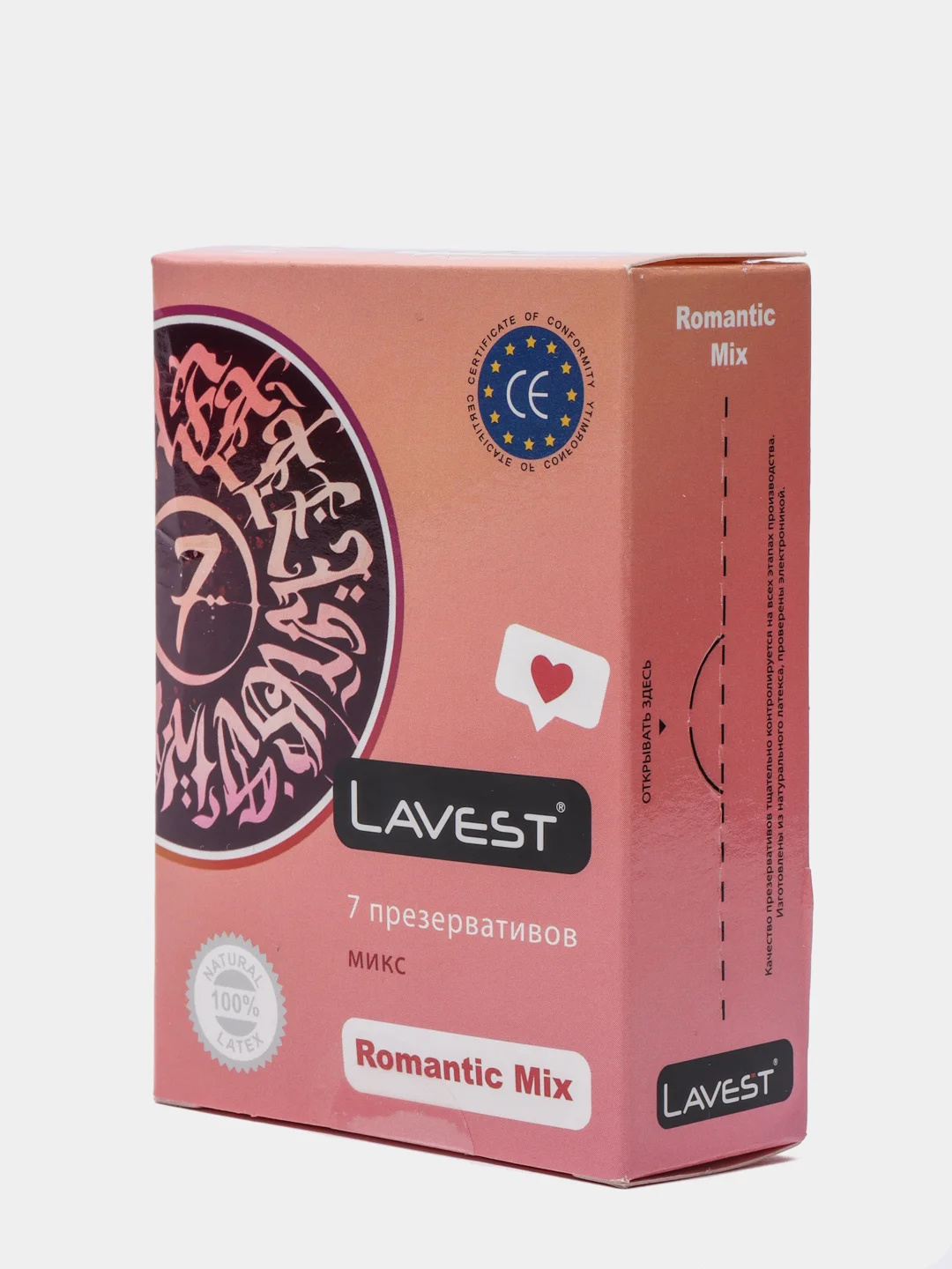 Lavest Romantic Mix разные презервативы 7 шт