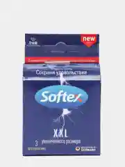 Softex XXL, презервативы увеличенного размера, с ароматом колы, 3 шт