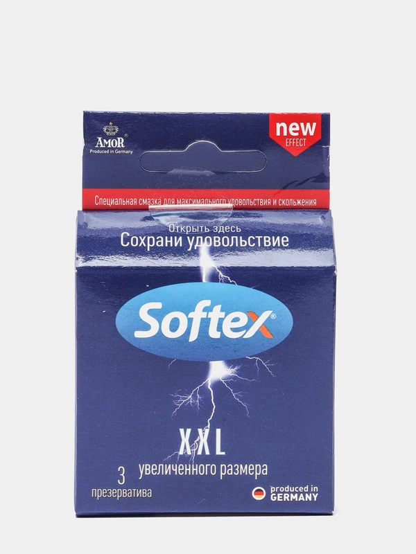 Softex XXL, презервативы увеличенного размера, с ароматом колы, 3 шт