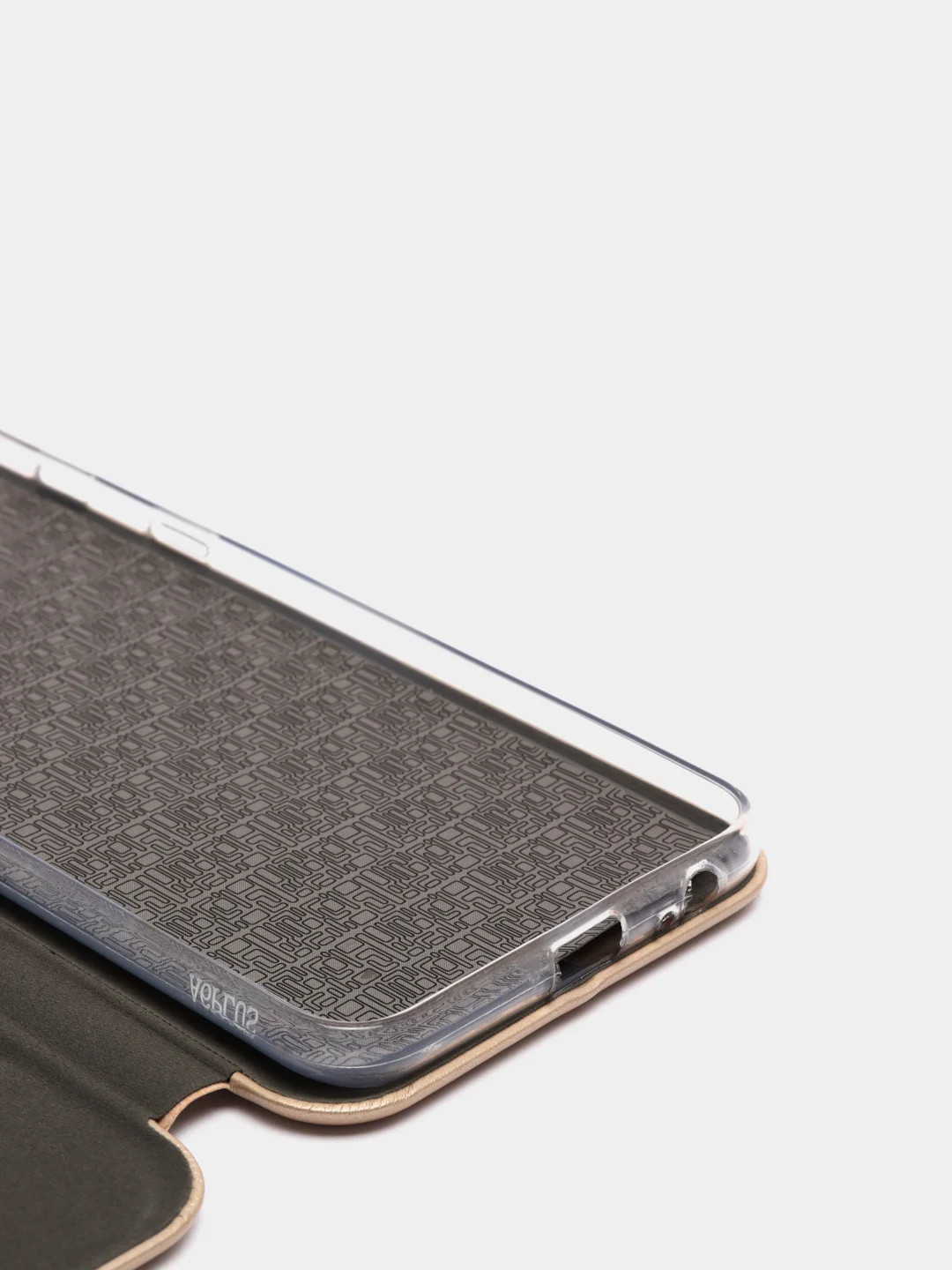 Золотой чехол книжка Samsung Galaxy A6 Plus 2018 / J8 2018