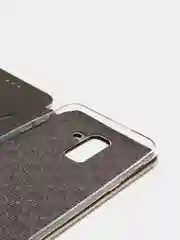 Золотой чехол книжка Samsung Galaxy A6 Plus 2018 / J8 2018