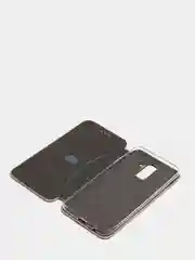 Золотой чехол книжка Samsung Galaxy A6 Plus 2018 / J8 2018