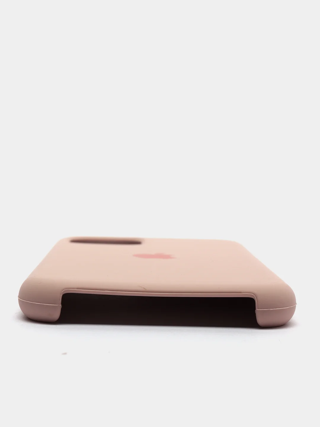 Бежевый меланж чехол Silicone Case для iPhone 11 Pro, с бархатистым покрытием внутри