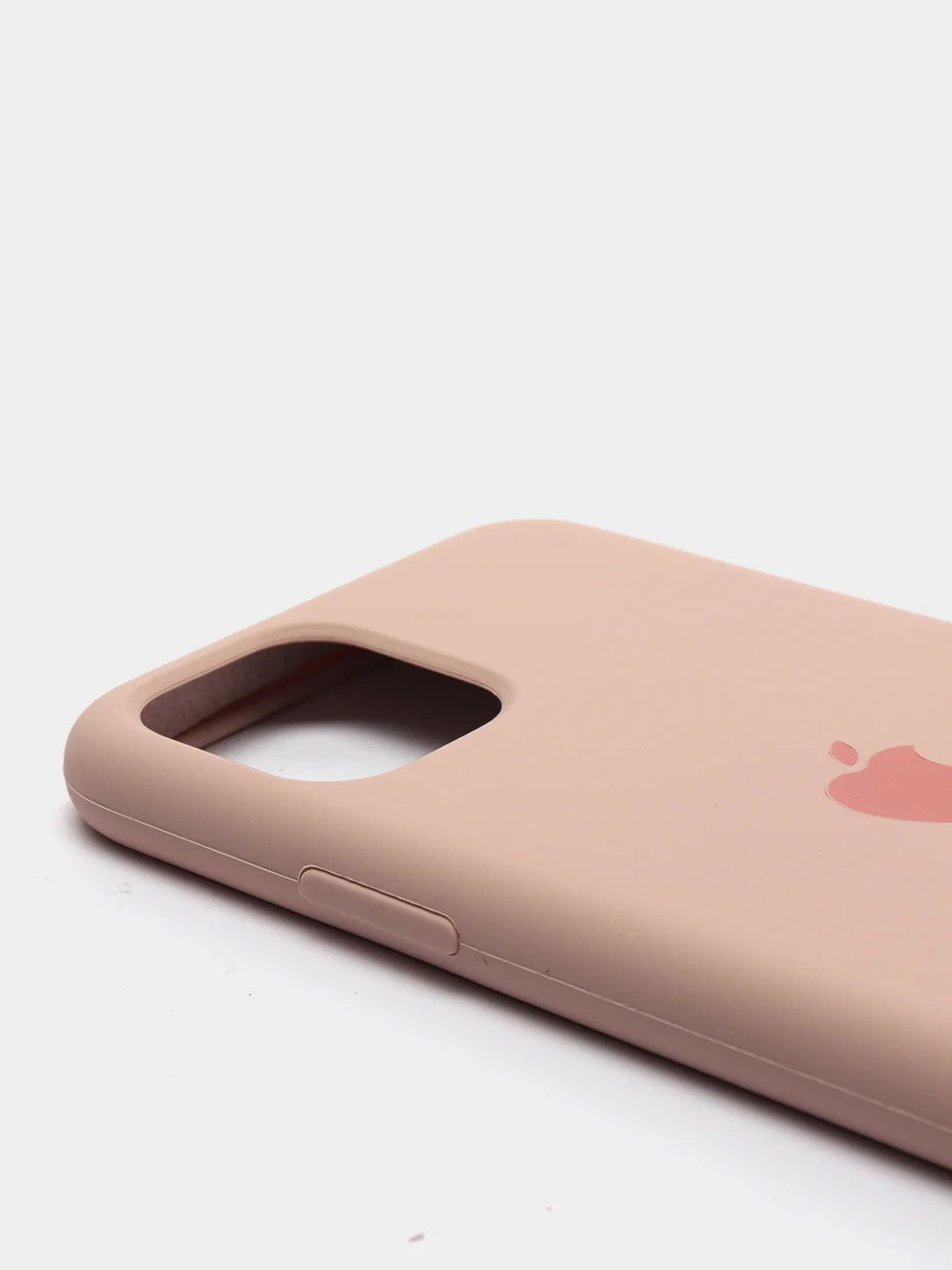 Бежевый меланж чехол Silicone Case для iPhone 11 Pro, с бархатистым покрытием внутри