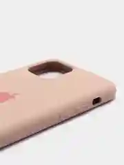 Бежевый меланж чехол Silicone Case для iPhone 11 Pro, с бархатистым покрытием внутри