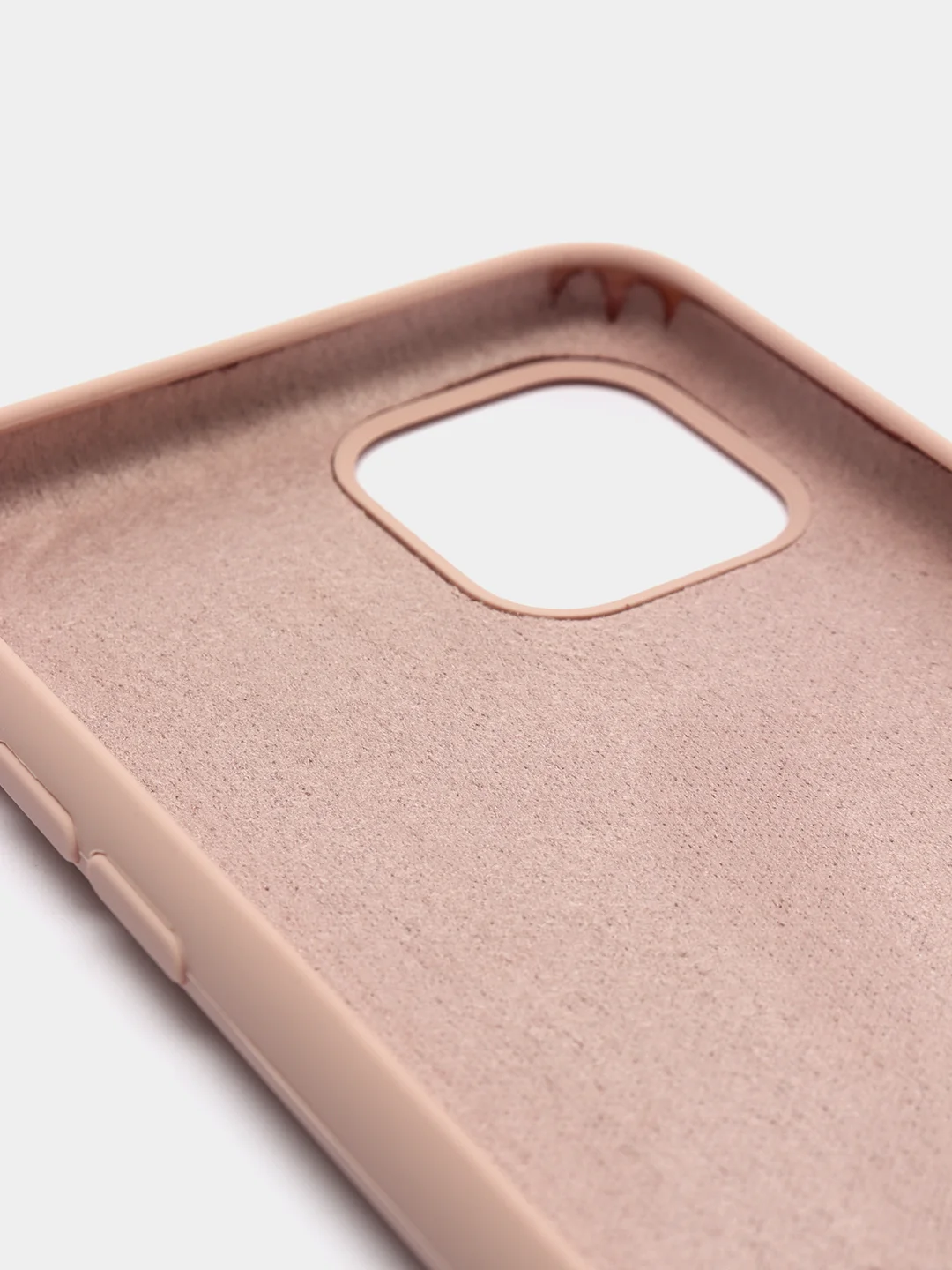 Бежевый меланж чехол Silicone Case для iPhone 11 Pro, с бархатистым покрытием внутри