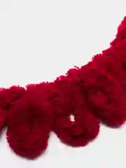 Тёмно-бордовый пряжа турецкая Alize Puffy