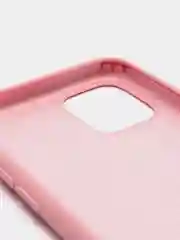 Розовый чехол Silicone Case для iPhone 11 Pro, с бархатистым покрытием внутри