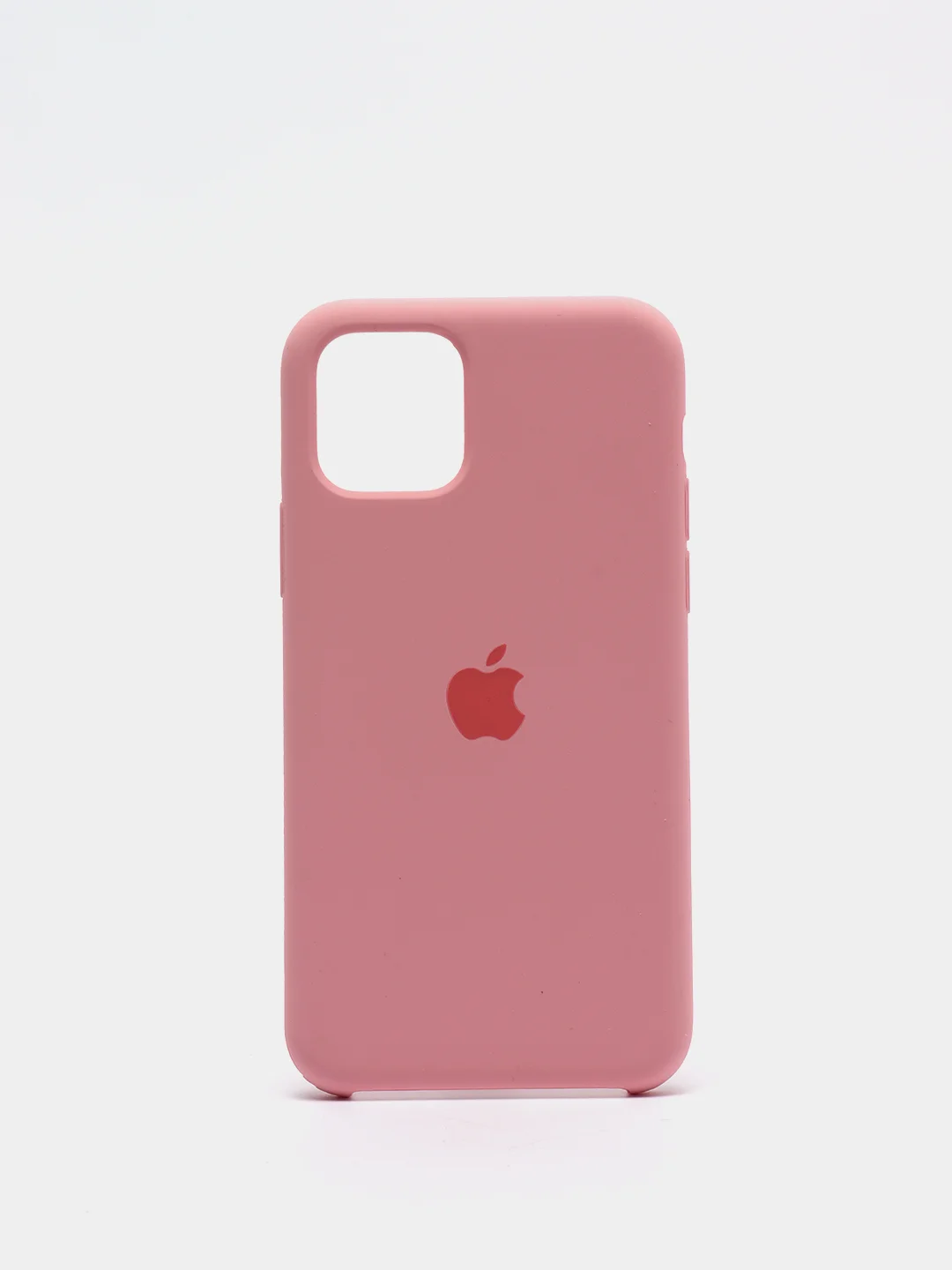 Розовый чехол Silicone Case для iPhone 11 Pro, с бархатистым покрытием внутри