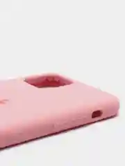 Розовый чехол Silicone Case для iPhone 11 Pro, с бархатистым покрытием внутри