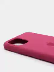 Коралловый чехол Silicone Case для iPhone 11 Pro, с бархатистым покрытием внутри
