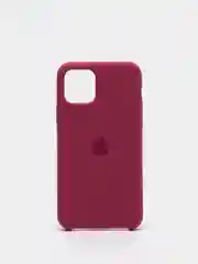 Коралловый чехол Silicone Case для iPhone 11 Pro, с бархатистым покрытием внутри
