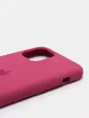 Коралловый чехол Silicone Case для iPhone 11 Pro, с бархатистым покрытием внутри