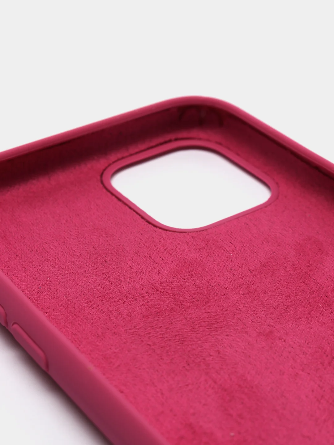 Коралловый чехол Silicone Case для iPhone 11 Pro, с бархатистым покрытием внутри