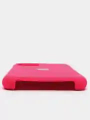 Фуксия чехол Silicone Case для iPhone 11 Pro, с бархатистым покрытием внутри